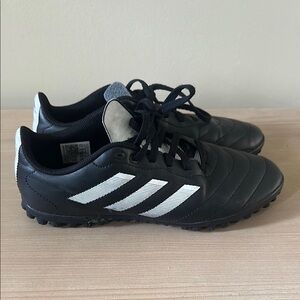 Adidas Black and White Soccer Shoes
